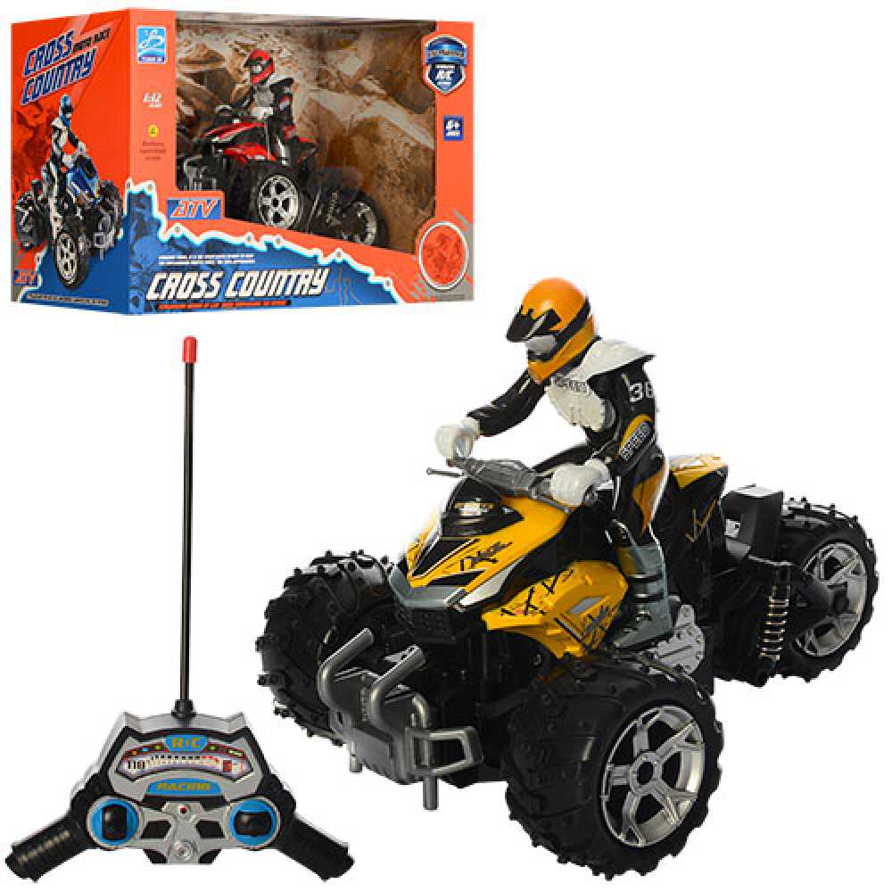 Машинка на радиоуправлении «Гонщик на трицикле» 34 см. YD898-MJ1921 / Микс