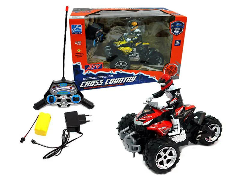 Машинка на радиоуправлении «Гонщик на трицикле» 34 см. YD898-MJ1921 / Микс