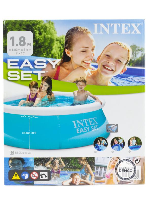 Круглый надувной бассейн «Easy Set» Intex 28101
