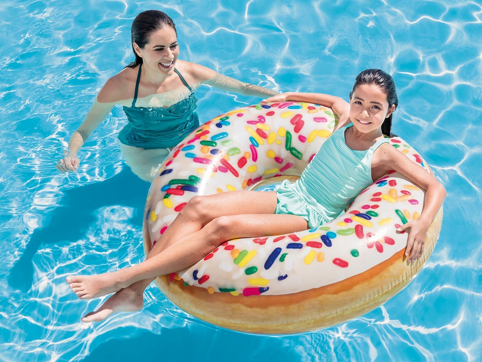 Круг для плавания Intex «Пончик в радужной глазури» 56263, 99 × 25 см, от 9 лет