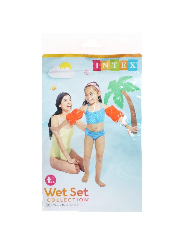 Нарукавники Intex «Неон» 59640, от 3-6 лет / 19 х 19 см.