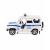 Металлическая машинка Play Smart 1:50 «Джип УАЗ Hunter Полиция» 10 см. 6401-E Автопарк, инерционная