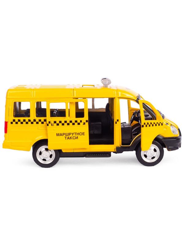 Металлическая машинка Play Smart 1:50 «Газ-3231 Микроавтобус Маршрутное такси» 10 см. 6404-С Автопарк, инерционная