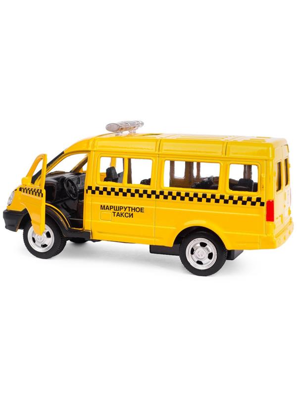 Металлическая машинка Play Smart 1:50 «Газ-3231 Микроавтобус Маршрутное такси» 10 см. 6404-С Автопарк, инерционная