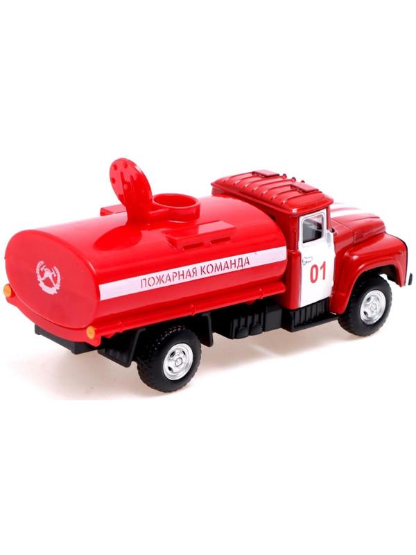 Металлическая машинка Play Smart 1:52 «Зил-130 Пожарная Автоцистерна» 12 см. 6520-C Автопарк