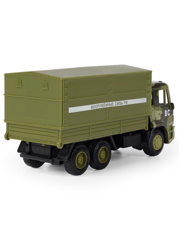 Грузовик инерционный Play Smart 1:54 «Камаз Военный» 6513-B Автопарк
