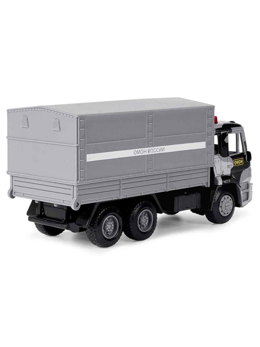 Машинка металлическая Play Smart 1:54 «Камаз: Омон России» 6513-A Автопарк