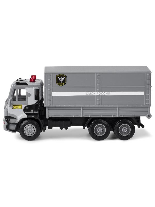 Машинка металлическая Play Smart 1:54 «Камаз: Омон России» 6513-A Автопарк