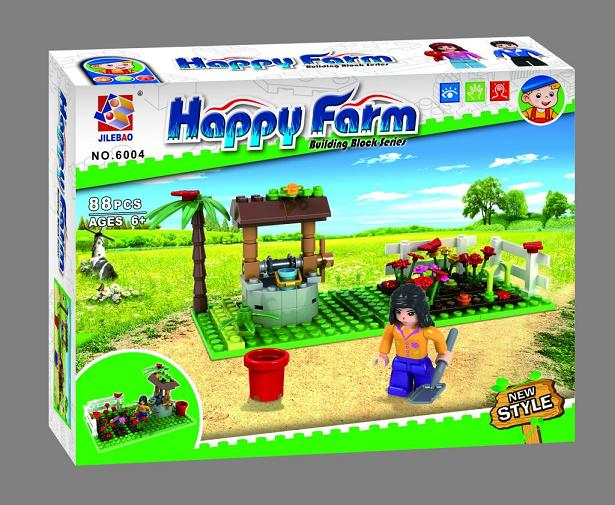 Конструктор JILEBAO Happy Farm «Колодец в саду» 6004 / 88 деталей