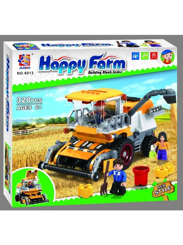 Конструктор JILEBAO Happy Farm «Комбайн для сбора урожая» 6013 / 343 деталей