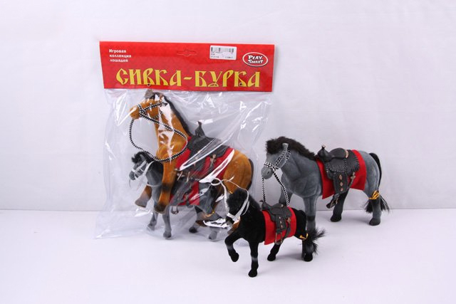 Набор игрушечных фигурок Play Smart «Семья лошадок» 2 шт. 2539 / Микс