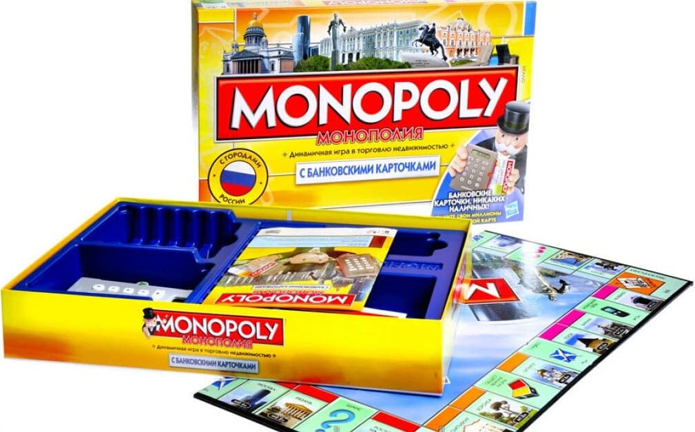 Настольная игра «Монополия» с Банковскими карточками и Терминалом (с городами России) 6141 от Happy Gaming