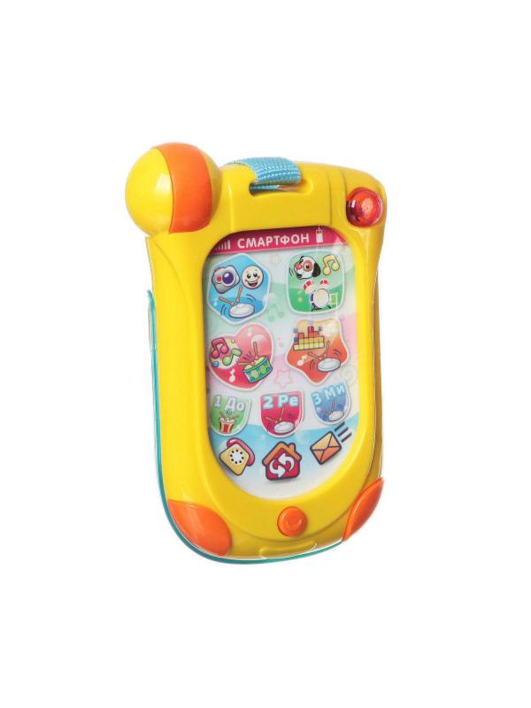 Интерактивная развивающая игрушка Play Smart «Чудо телефон» со звуком и светом 7434 / Микс
