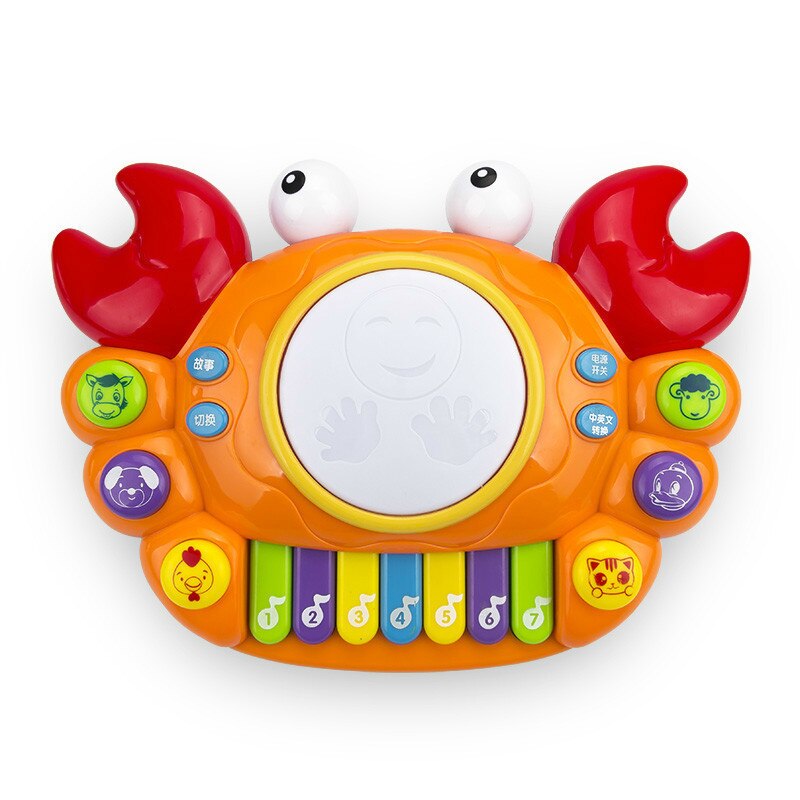 Развивающая музыкальная игрушка Play Smart «Пианино Чудо-Рак» 0937 свет, звук