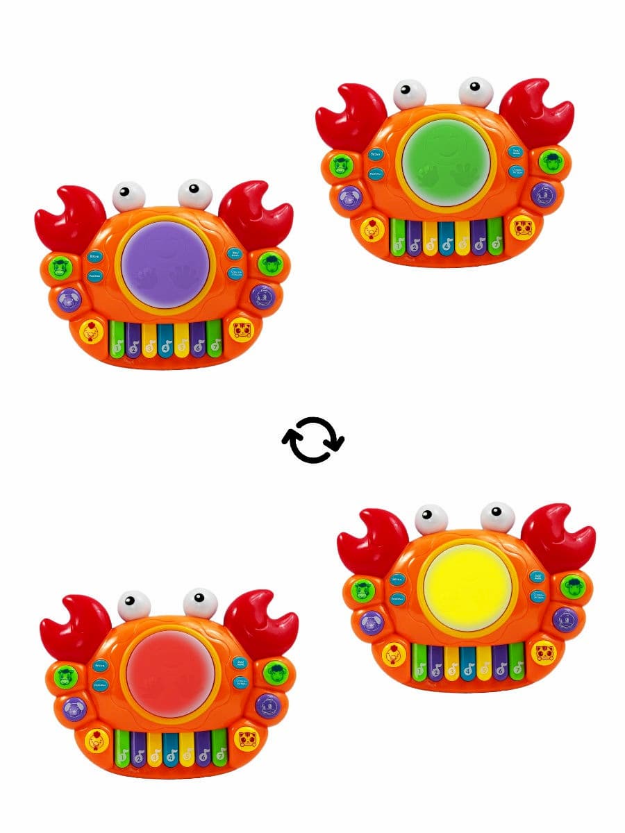 Развивающая музыкальная игрушка Play Smart «Пианино Чудо-Рак» 0937 свет, звук