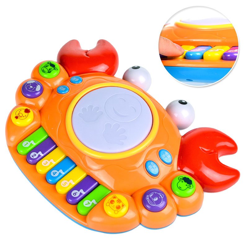 Развивающая музыкальная игрушка Play Smart «Пианино Чудо-Рак» 0937 свет, звук