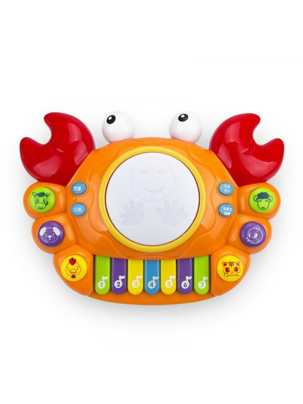 Развивающая музыкальная игрушка Play Smart «Пианино Чудо-Рак» 0937 свет, звук