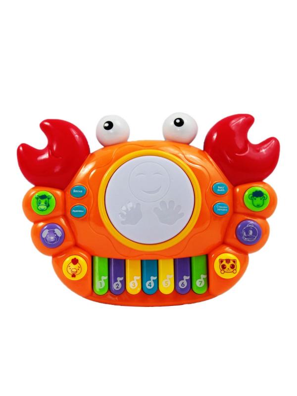 Развивающая музыкальная игрушка Play Smart «Пианино Чудо-Рак» 0937 свет, звук