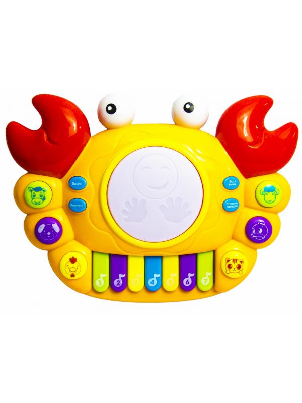 Развивающая музыкальная игрушка Play Smart «Пианино Чудо-Рак» 0937 свет, звук