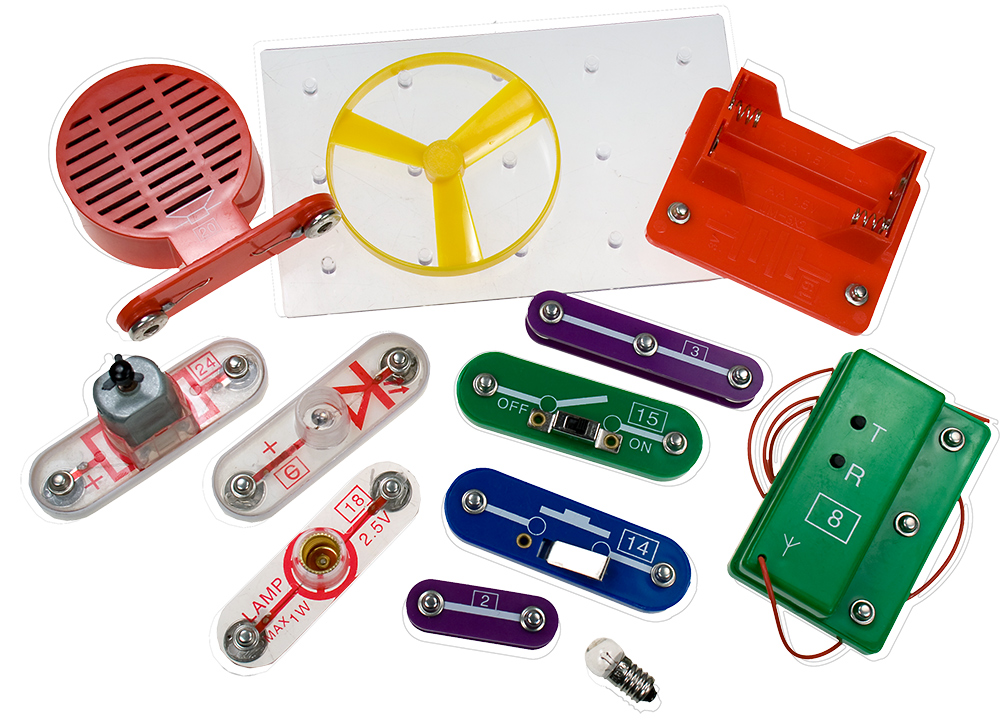 Электронный конструктор «Контакт» 39 схем, свет, звук / для школы и дома