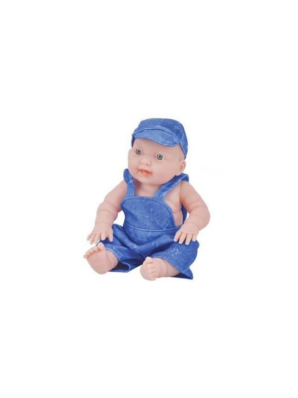 Кукла-пупс Радочка в синем комбинезоне и кепочке T571-D5825 / Tongde