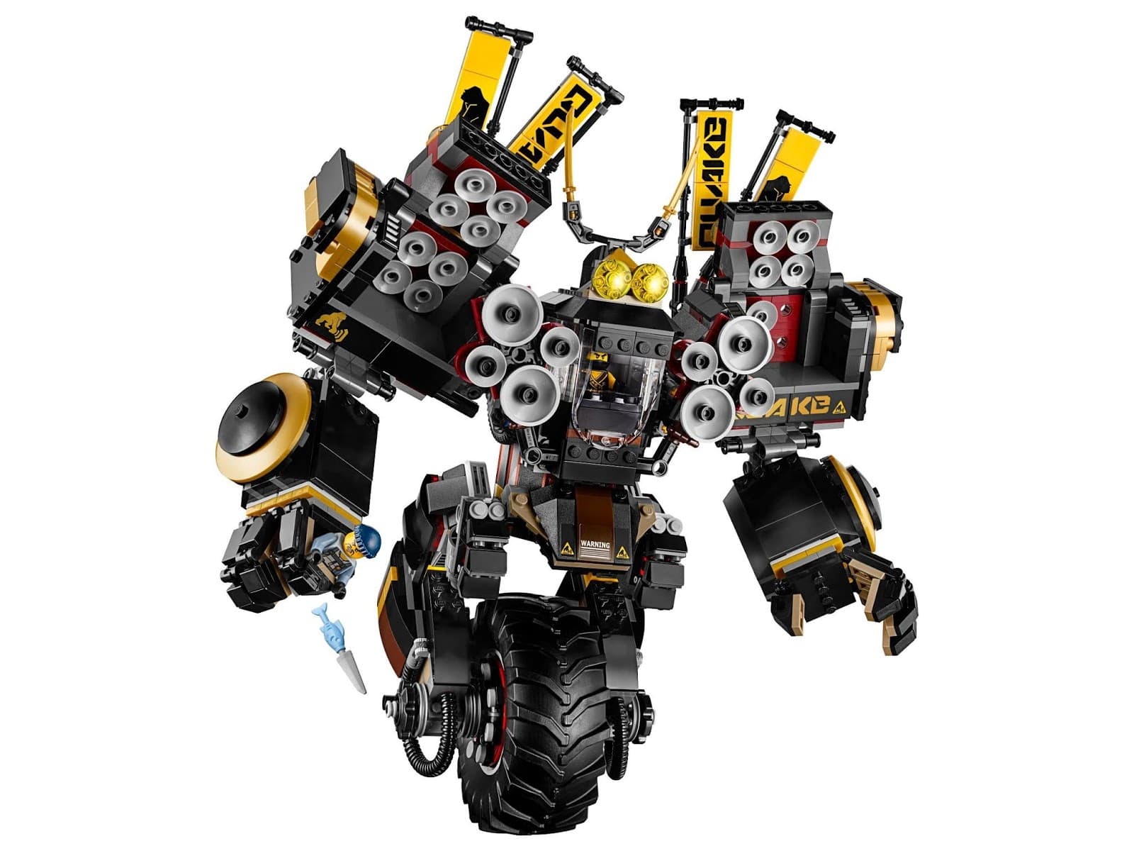 Конструктор Bl «Робот землетрясений» 10800 (НиндзяГо 70632) / 1232 детали