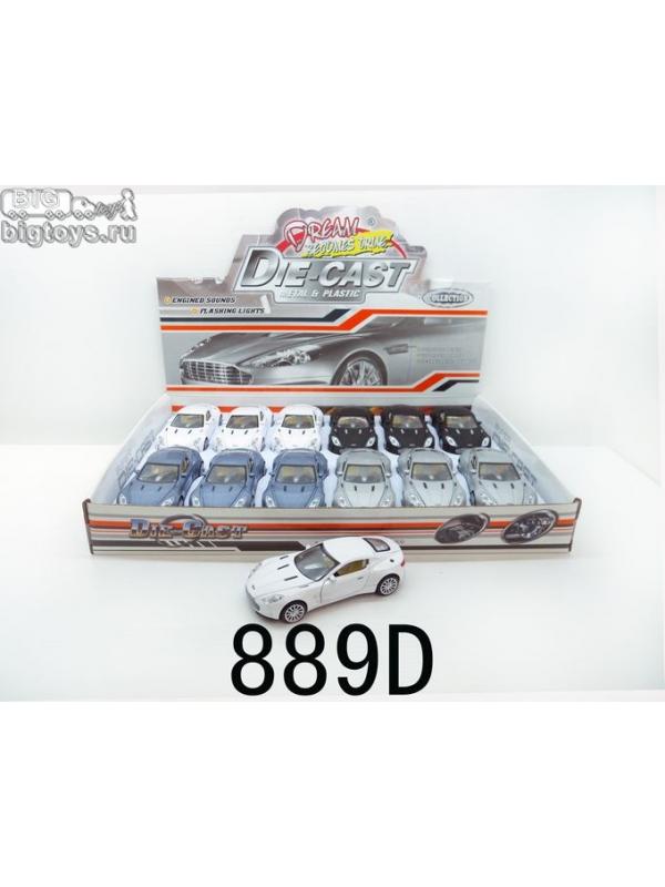 инерц. металл. WB 1:32 Aston Martin со звуком и светом