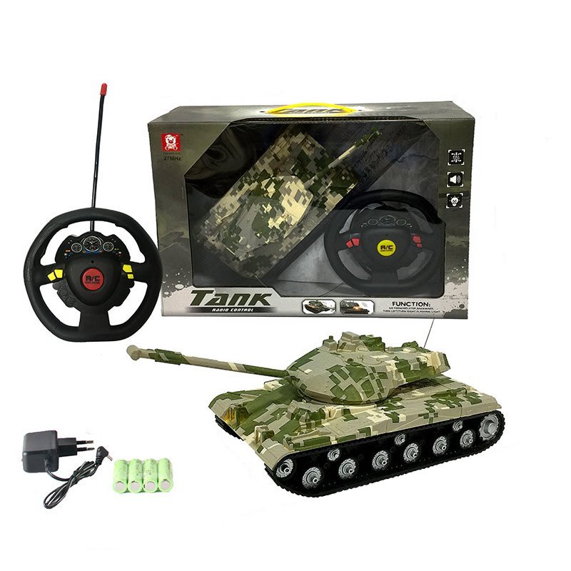 Радиоуправляемый танк 29 см со световыми и звуковыми эффектами / AKX530-4