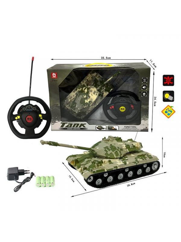 Радиоуправляемый танк 29 см со световыми и звуковыми эффектами / AKX530-4