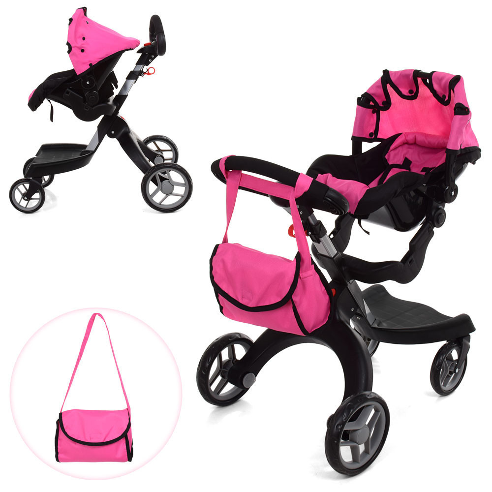 Коляска-трансформер Melobo для кукол сумкой 9631