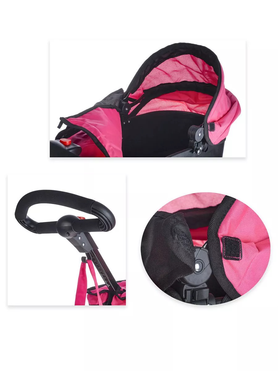 Коляска-трансформер Melobo для кукол сумкой 9631