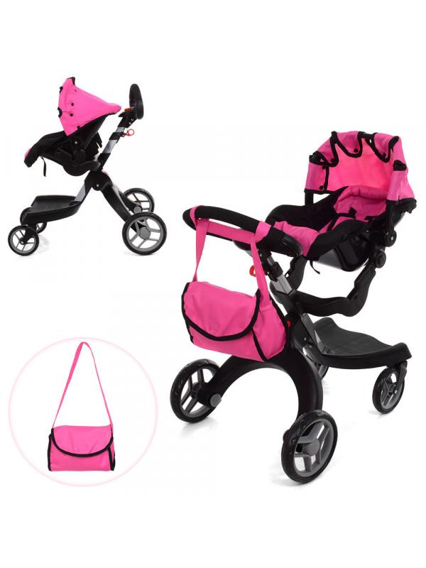Коляска-трансформер Melobo для кукол сумкой 9631