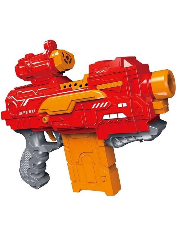 Бластер «Пулемёт» с мягкими пулями, работает от батареек / 7056A-E