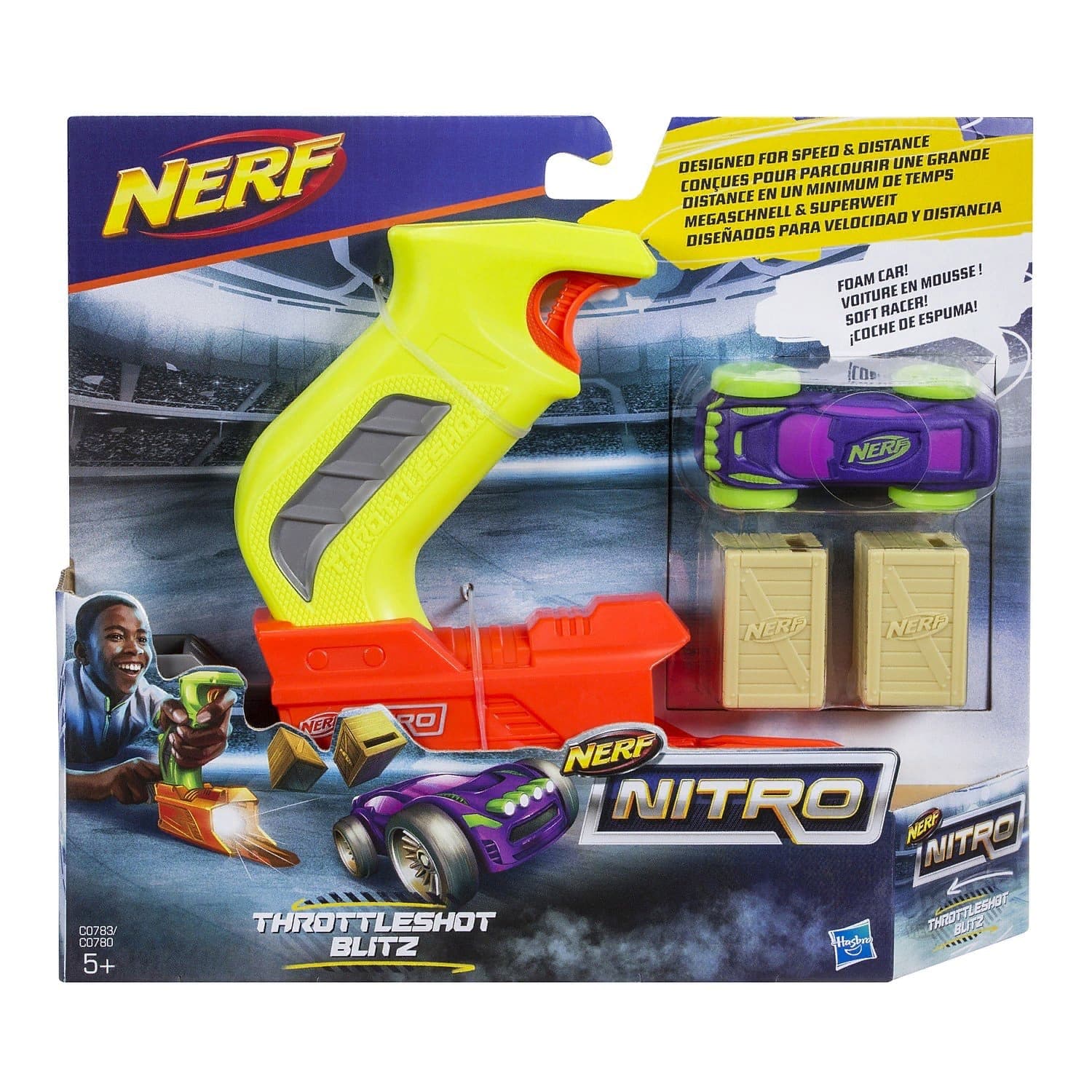 Трек-пусковое устройство Зеленый НЕРФ Нитро (Nerf Nitro) C0780EU4 Hasbro