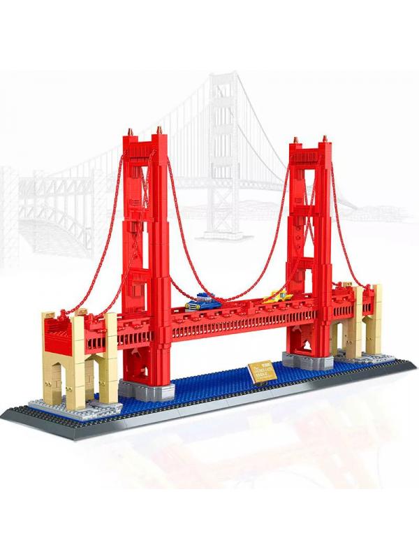 Конструктор Wange «Мост Golden Gate Bridge Сан-Франциско» 6210 / 1977 деталей
