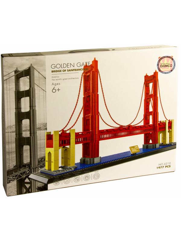 Конструктор Wange «Мост Golden Gate Bridge Сан-Франциско» 6210 / 1977 деталей