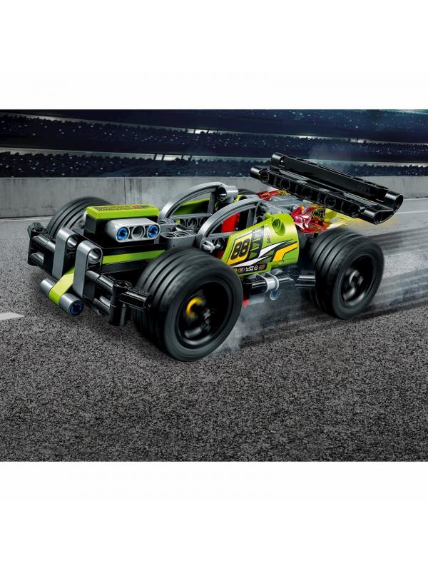 Конструктор Lp «Зеленый гоночный автомобиль» 20072 (Technic 42072) / 135 деталей
