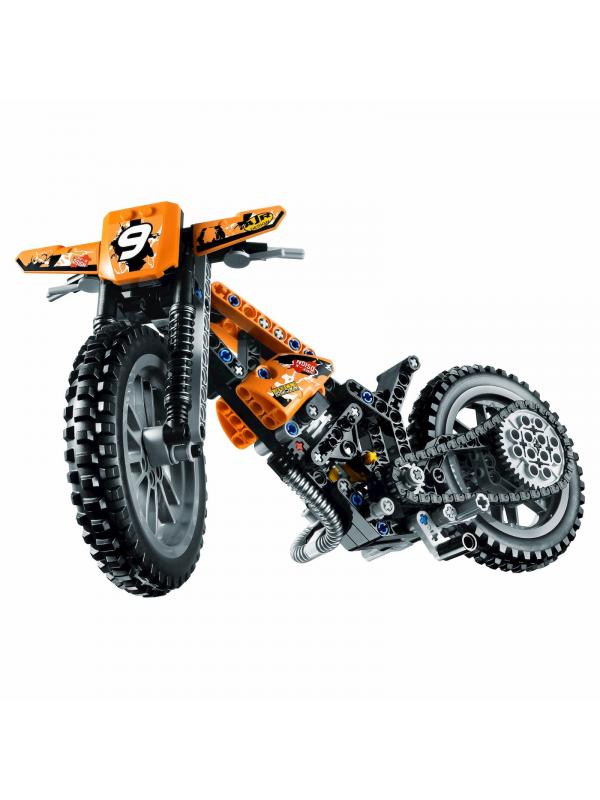 Конструктор Ll «Кроссовый мотоцикл» 38041 (Technic 42007) / 253 детали