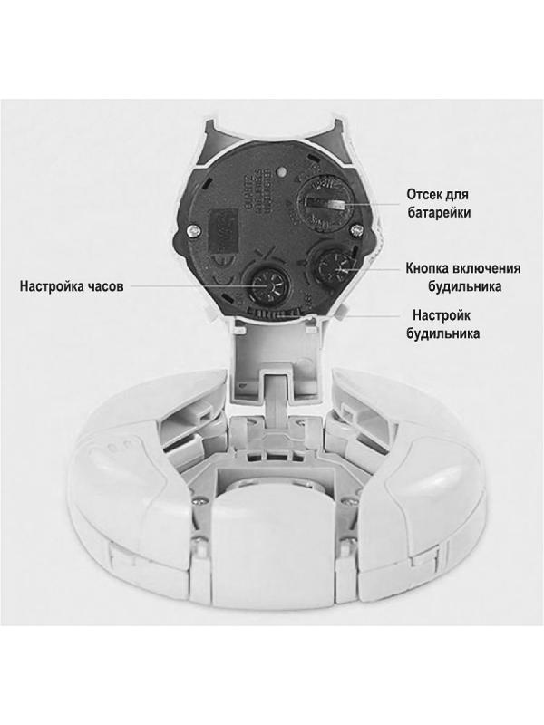 Будильник-трансформер DADE TOYS «Робот» D622-H073A / Микс