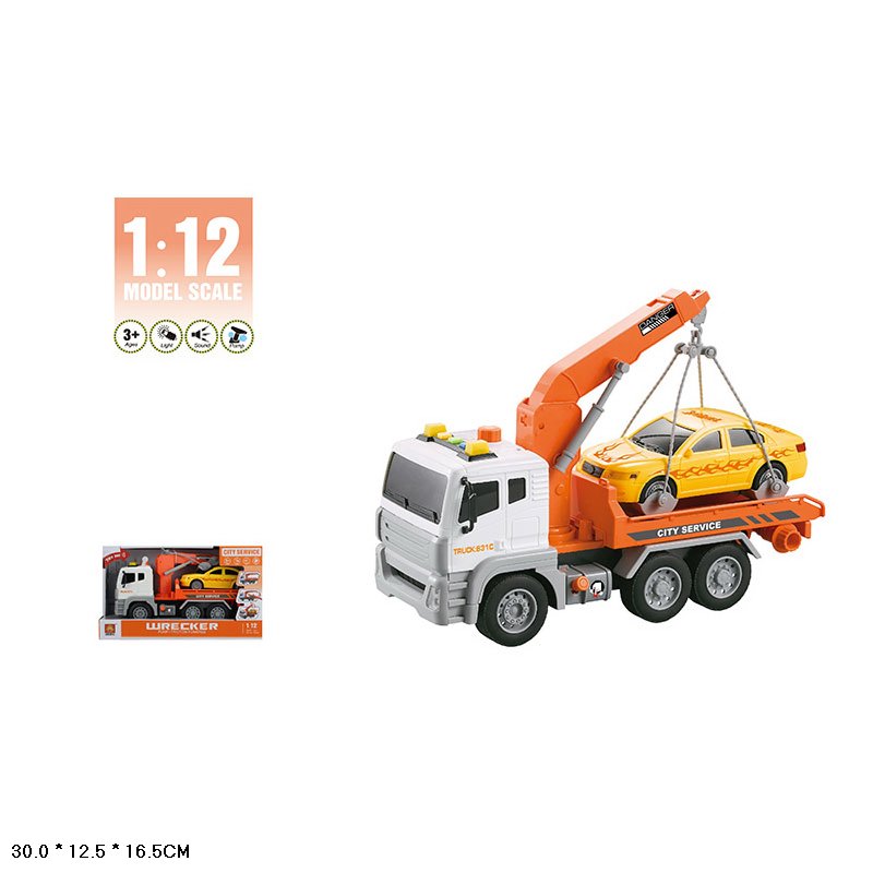 Машина пластмасса, звук, свет, 35см №WY831C