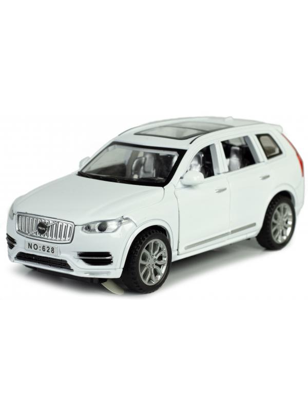 Машинка металлическая Wanbao 1:32 «Volvo XC 90» 15.5 см., 628D, инерционная, свет, звук / Микс