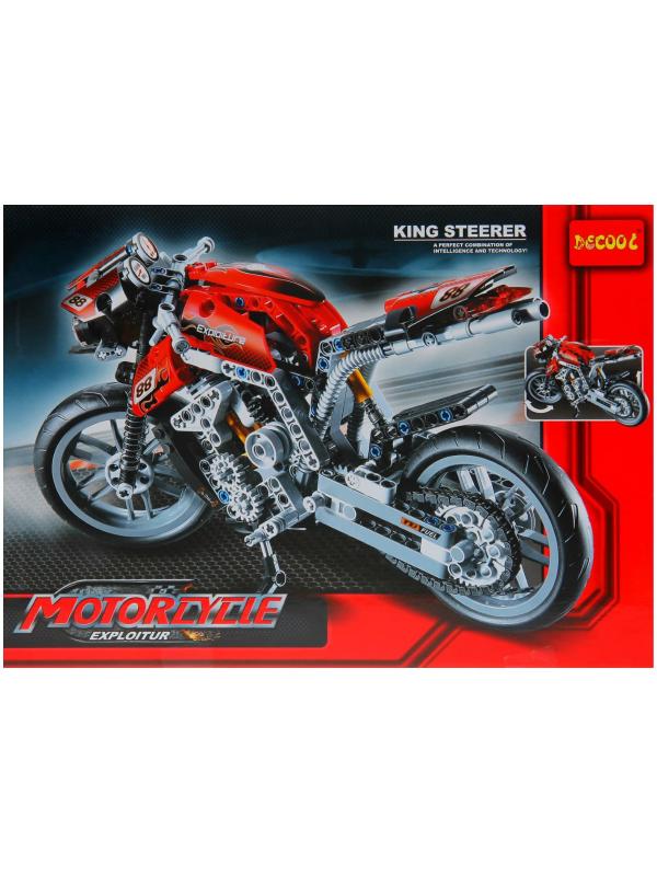 Конструктор Decool «Спортивный мотоцикл» 3353 (Technic 8051) / 431 деталь
