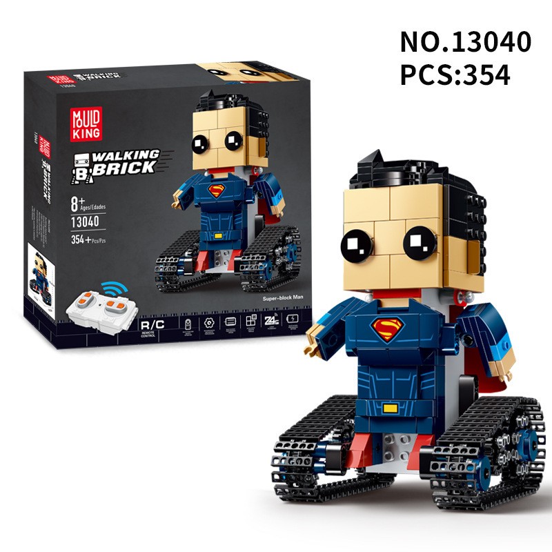 Конструктор «Super Man Супермен» на радиоуправлении 13040 (Technic/BrickHeadz 41610), 354 детали