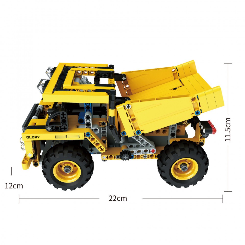 Конструктор Mould King «Карьерный грузовик» на радиоуправлении 13016  (Technic 42035) / 488 деталей