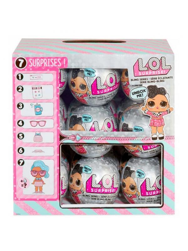 Кукла L.O.L. Surprise Bring Series (Кукла ЛОЛ Блестящие) в шаре 556237