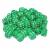 Кости игральные пластиковые, 12 мм, 1шт, цвет зеленый
