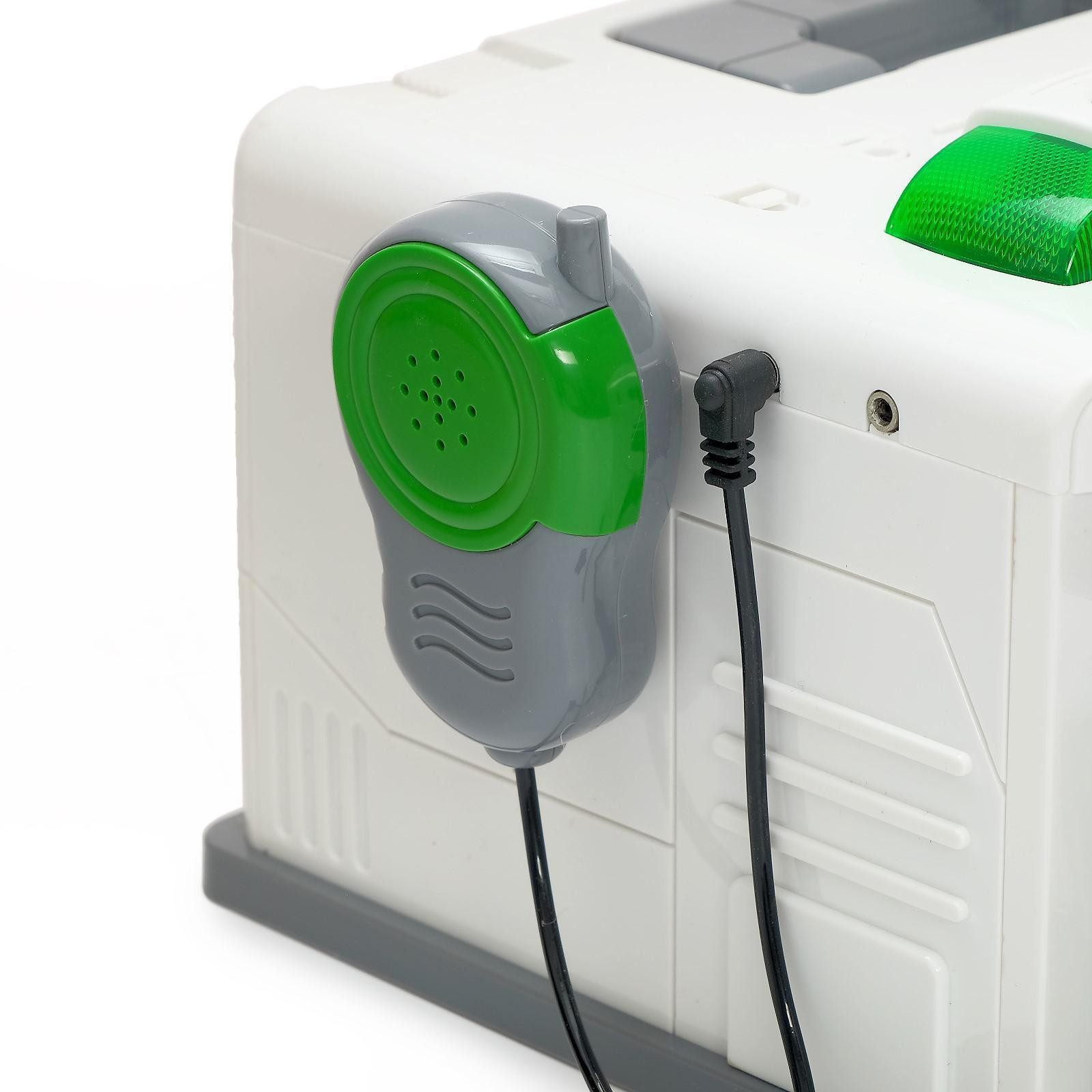 Парковка-Автосервис «Коммунальная служба» CLM-552 с машинкой и рацией, световые и звуковые эффекты