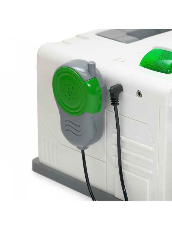 Парковка-Автосервис «Коммунальная служба» CLM-552 с машинкой и рацией, световые и звуковые эффекты