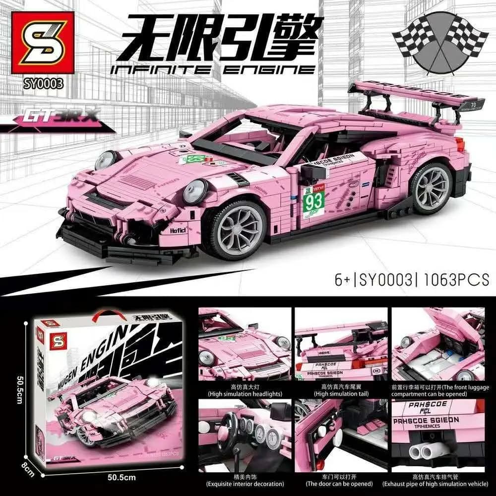 Конструктор Sheng Yuan «Porsche GT3 RS» SY0003 / 1063 деталей
