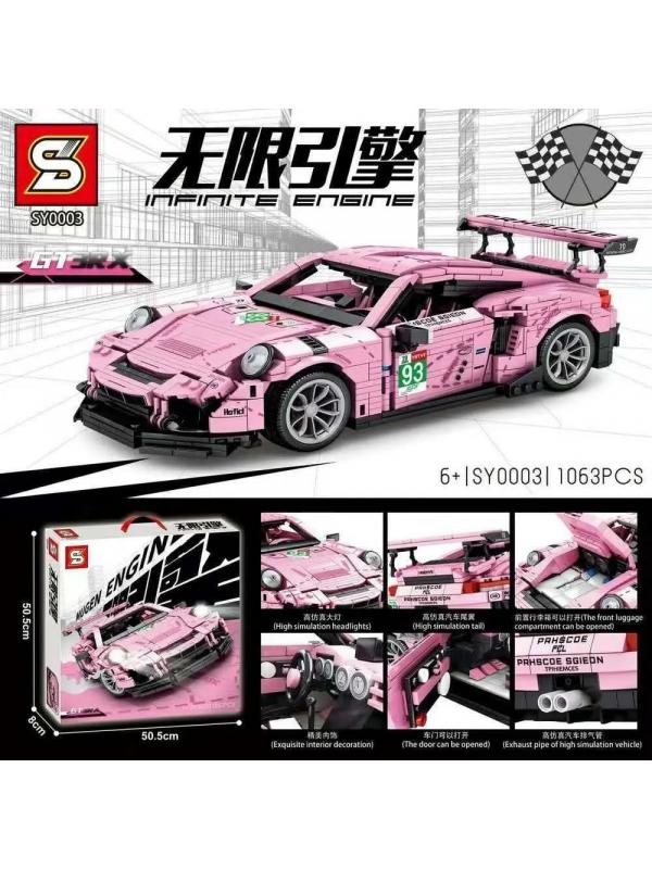 Конструктор Sheng Yuan «Porsche GT3 RS» SY0003 / 1063 деталей